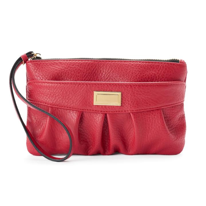 Juicy Couture Jc 700 Ruched Wristlet, Women's, Dark Pink
