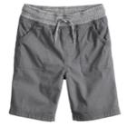 Boys 4-12 Sonoma Goods For Life&trade; Pork Chop Pull On Shorts, Size: 6, Med Grey