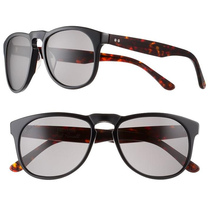 Converse Jack Purcell Retro Square Sunglasses - Unisex, Black