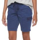 Petite Sonoma Goods For Life&trade; Utility Bermuda Shorts, Women's, Size: 16 Petite, Blue (navy)