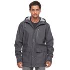 Men's Izod Rain Jacket, Size: Large, Dark Grey