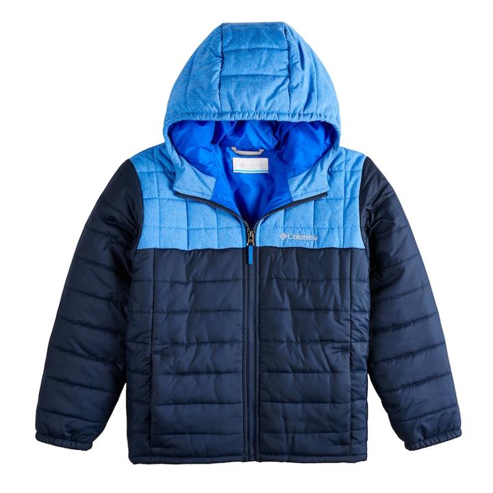 Boys 8-20 Columbia Puzzle Lake Puffer Jacket, Size: Small, Blue