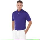 Big & Tall Grand Slam Airflow Solid Pocketed Performance Golf Polo, Men's, Size: 4xb, Purple Oth