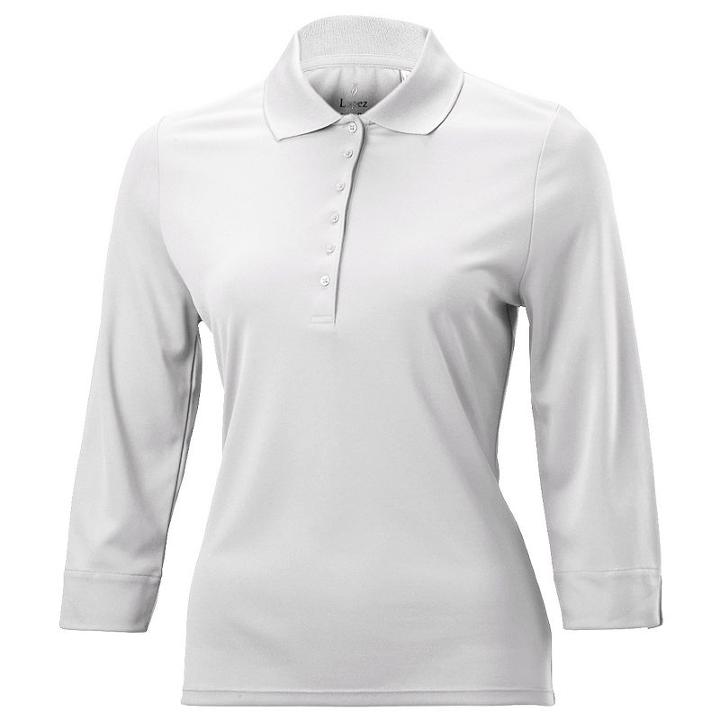 Nancy Lopez Luster Golf Top - Women's, Size: Large, White