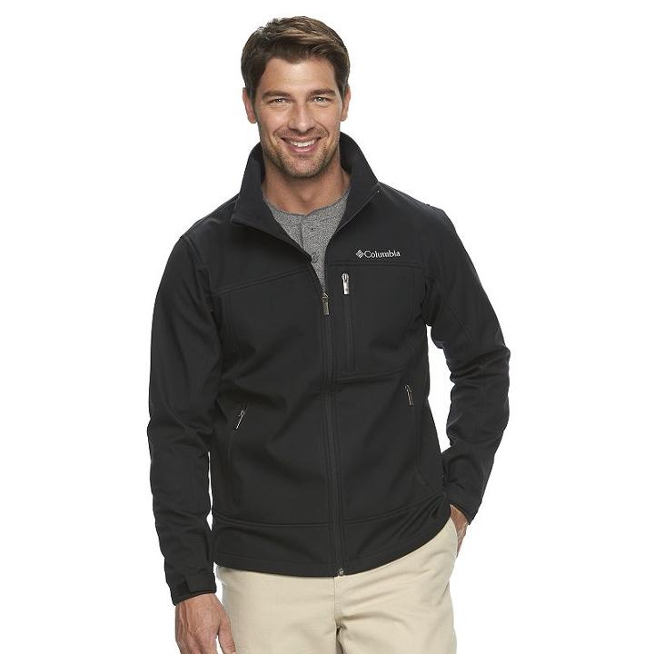 Big & Tall Columbia Smooth Spiral Softshell Jacket, Men's, Size: 3xb, Grey (charcoal)