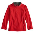 Boys 4-12 Jumping Beans&reg; Quarter Zip Fleece Pullover, Size: 4, Med Red