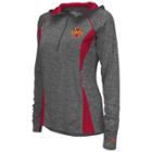 Women's Campus Heritage Iowa State Cyclones Money Quarter-zip Top, Size: Large, Med Grey