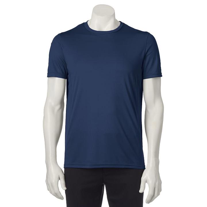 Men's Tek Gear&reg; Core Performance Drytek Tee, Size: Small, Blue (navy)