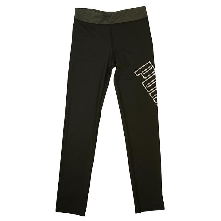 Girls 4-6x Puma Graphic Leggings, Girl's, Size: 6, Black