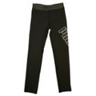 Girls 4-6x Puma Graphic Leggings, Girl's, Size: 6, Black