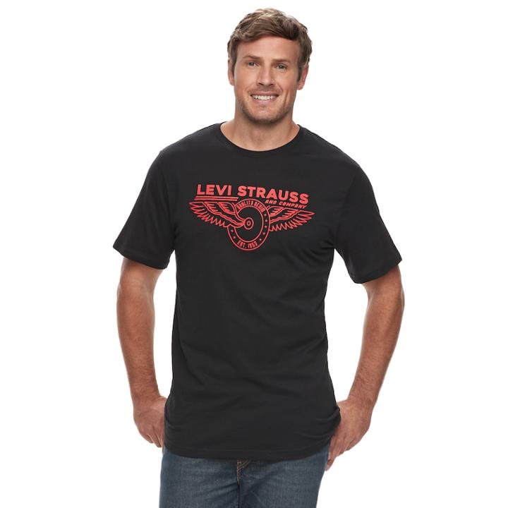 Big & Tall Levi's&reg; Draven Graphic Tee, Men's, Size: 3xb, Black