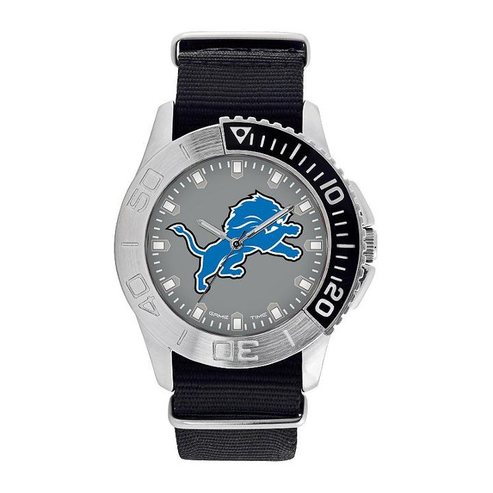 Men's Game Time Detroit Lions Starter Watch, Black