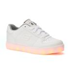 Skechers Energy Lights Kid's Shoes, Girl's, Size: 5, White