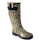 Corkys Sunshine Women's Rain Boots, Size: 6, Beig/green (beig/khaki)