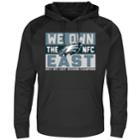 Men's Philadelphia Eagles 2017 Nfc East Division Champions Armor Hoodie, Size: Large, Oxford