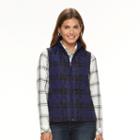 Petite Croft & Barrow&reg; Quilted Vest, Women's, Size: L Petite, Oxford
