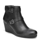 Lifestride Neeva Women's Wedge Ankle Boots, Size: 10 Wide, Black