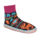 Women's Muk Luks Short Slipper Socks, Size: S-m, Med Brown