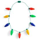 Men's Chirstmas Lights Necklace, Multi