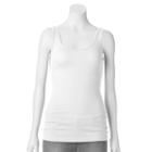 Plus Size Apt. 9&reg; Everyday Scoopneck Tank, Women's, Size: 3xl, White