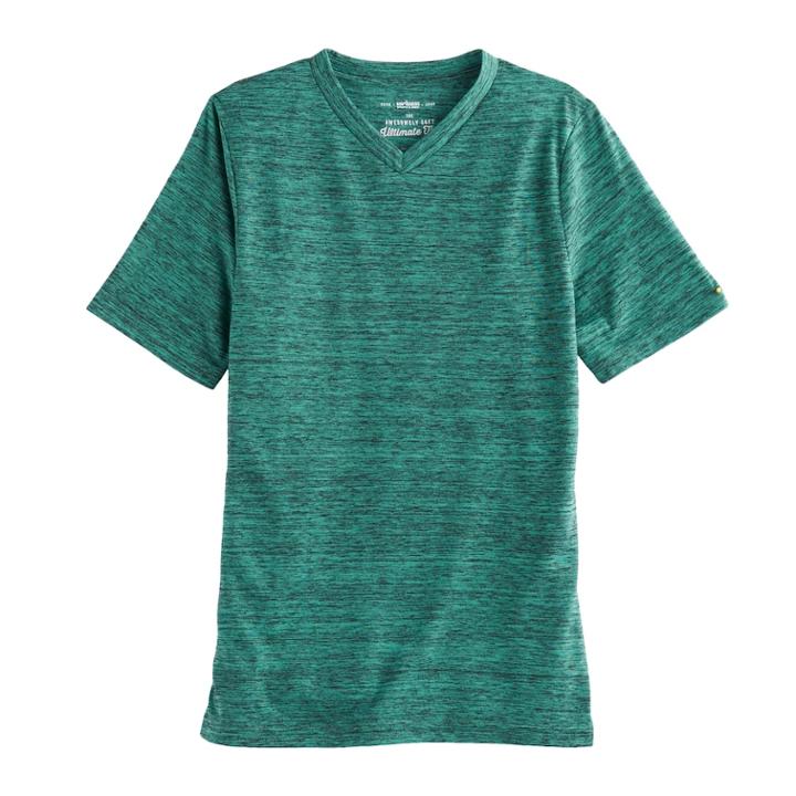 Boys 8-20 Urban Pipeline&reg; Ultimate Textured V-neck Tee, Size: Small, Med Green