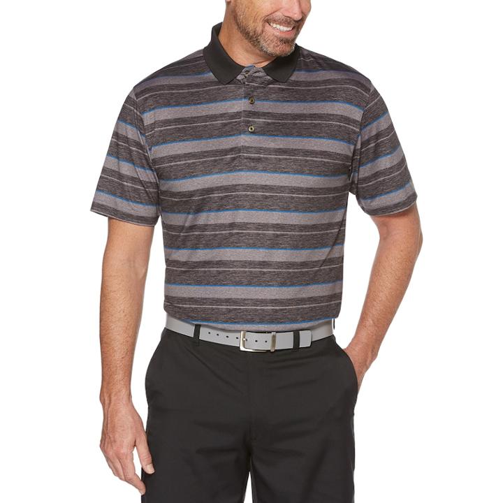 Big & Tall Grand Slam On Course Printed Stripe Polo, Men's, Size: Xxl Tall, Oxford