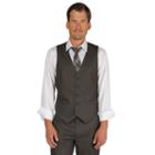 Men's Billy London Slim-fit Vest, Size: Large, Med Brown