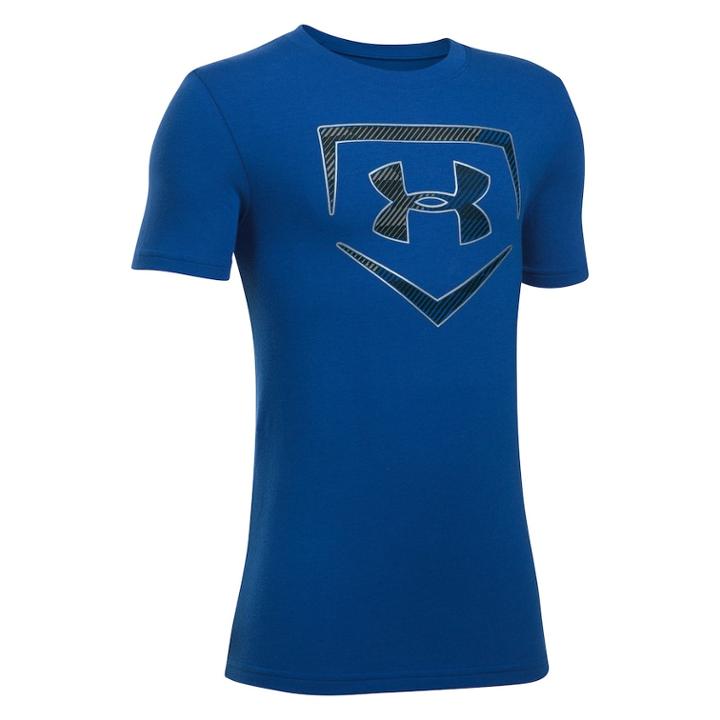 Boys 8-20 Under Armour Baseball Logo Tee, Size: Large, Blue