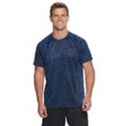 Men's Under Armour Tech Printed Tee, Size: Xl, Blue (navy)