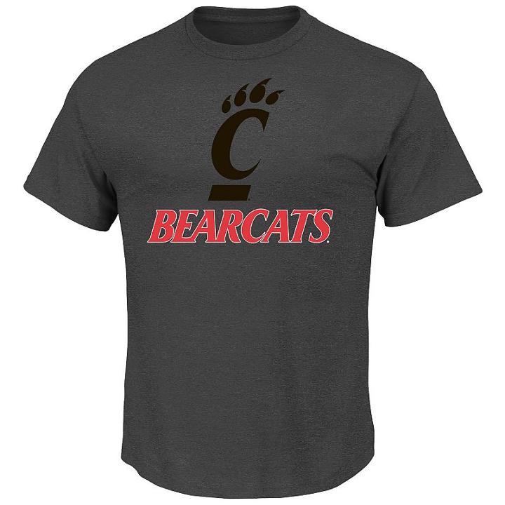 Section 101 By Majestic Cincinnati Bearcats Always Admired Tee - Men, Size: Xl, Red