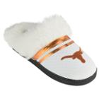 Women's Texas Longhorns Plush Slippers, Size: Xl, White