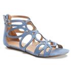 Lc Lauren Conrad Glossy Women's Sandals, Size: 7.5, Med Blue