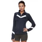 Women's Fila Sport&reg; Colorblock Track Jacket, Size: Small, Blue (navy)