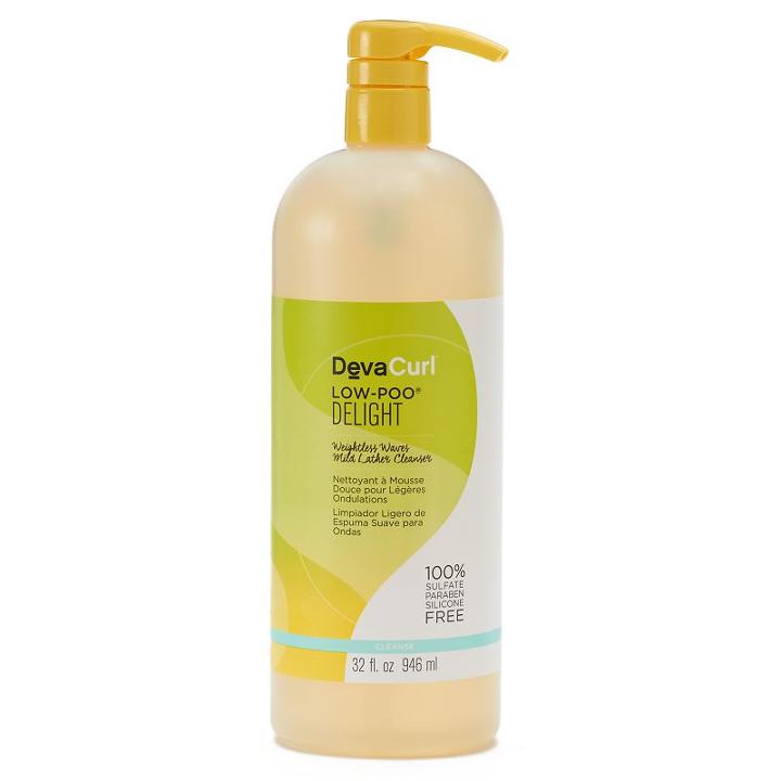 Devacurl Low-poo Delight Weightless Waves Mild Lather Cleanser, Multicolor