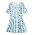 Disney's Minnie Mouse Girls 4-10 Print Skater Dress By Jumping Beans&reg;, Size: 7, Light Blue
