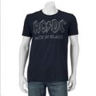 Men's Ac/dc Black In Black Tee, Size: Xxl