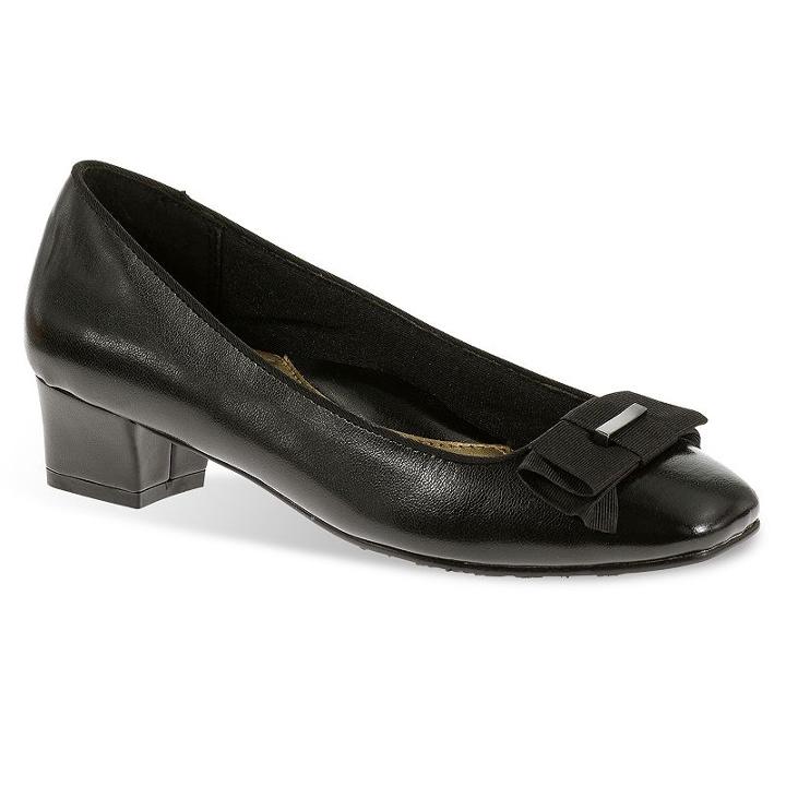 Soft Style By Hush Puppies Sharyl Women's Bow Dress Heels, Size: Medium (10), Black