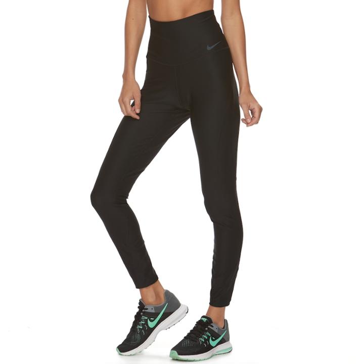 Women's Nike Power Training Tights, Size: Medium, Grey (charcoal)