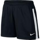 Women's Nike Dri-fit Academy Mesh Knit Soccer Shorts, Size: Large, Grey (charcoal)