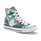 Adult Converse Chuck Taylor All Star Tropical Print High-top Sneakers, Size: M7w9, Lt Green