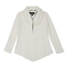 Girls 7-16 Iz Amy Byer Cowlneck Tunic With Necklace, Size: Medium, White