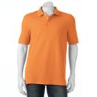 Men's Croft & Barrow&reg; True Comfort Classic-fit Pique Performance Polo, Size: Medium, Med Orange