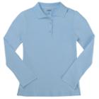 Plus Size Girls 7-20 French Toast School Uniform Pique Polo Shirt, Girl's, Size: 14-16 Plus, Blue