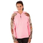 Huntworth 1/4-zip Fleece Camouflage Hoodie - Women's, Size: Large, Pink Other