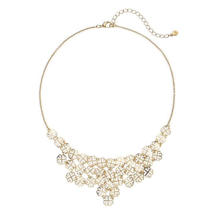 Lc Lauren Conrad Filigree Statement Necklace, Women's, Multicolor