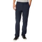 Men's Heat Keep Ultra Flex Straight-fit Performance Pants, Size: 34x34, Blue Other