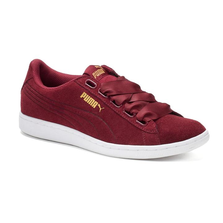 Puma Vikky Ribbon Women's Sneakers, Size: 8.5, Red