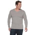 Big & Tall Sonoma Goods For Life&trade; Supersoft Modern-fit V-neck Tee, Men's, Size: Xl Tall, Dark Grey