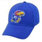 Adult Top Of The World Kansas Jayhawks One-fit Cap, Men's, Med Blue