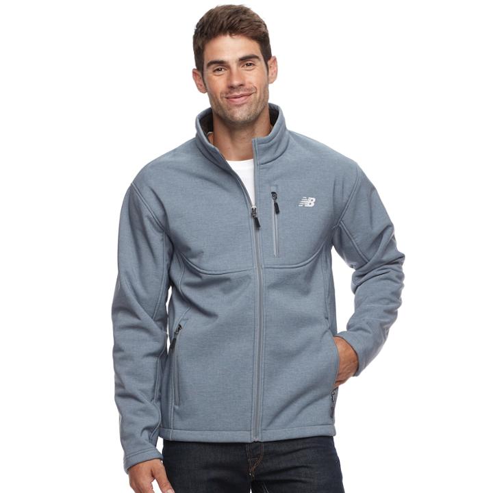 Big & Tall New Balance Sherpa-lined Full-zip Jacket, Men's, Size: 3xl Tall, Med Grey